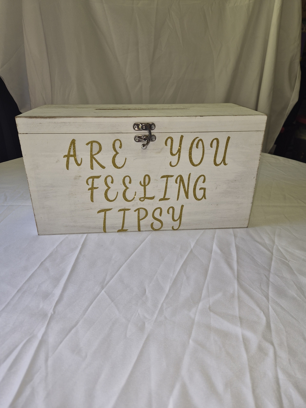 Wooden Tip Box For Weddings